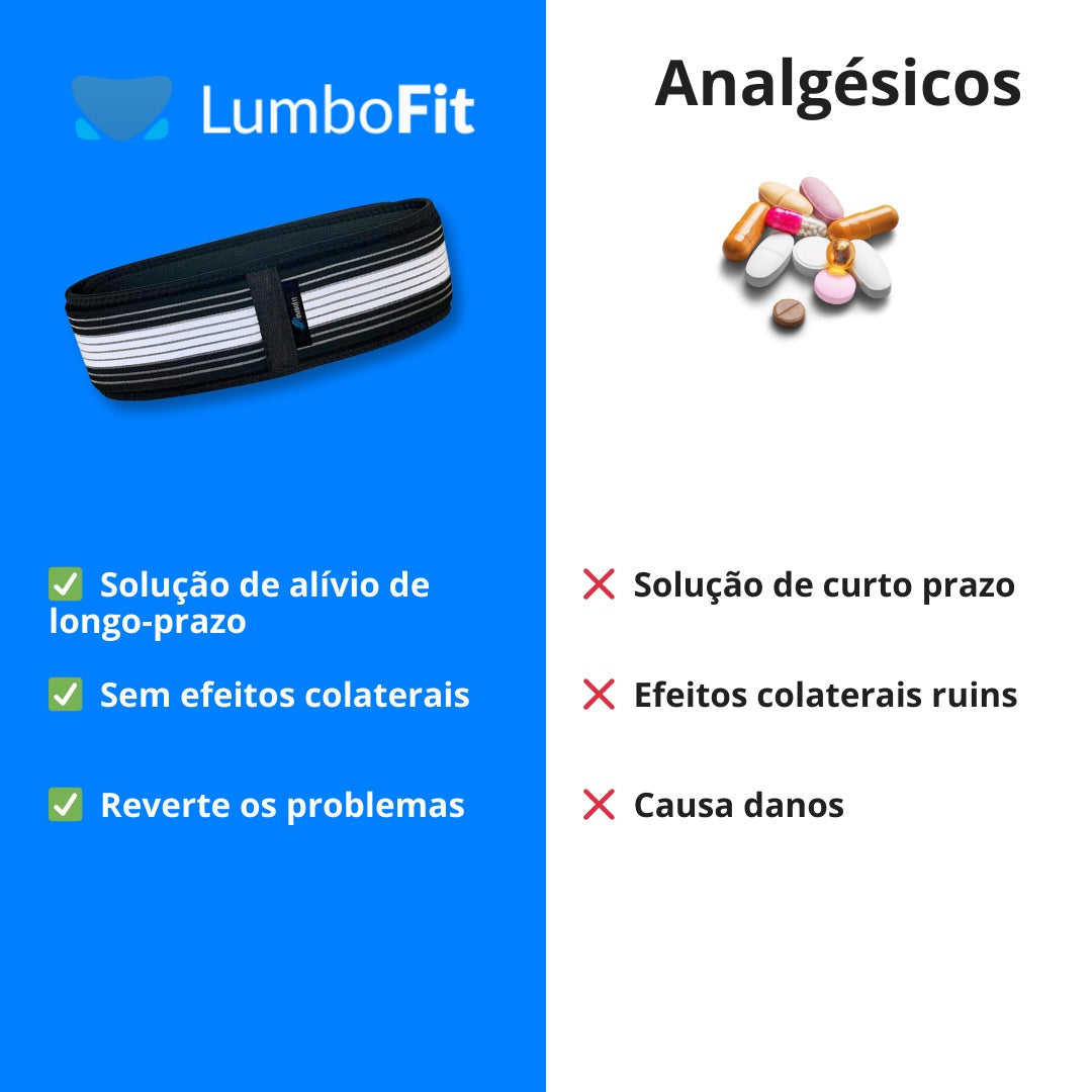 Cinto para alívio da dor nas costas
