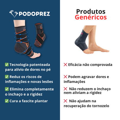Tornozeleira Ortopédica Ajustável - Podoprez®
