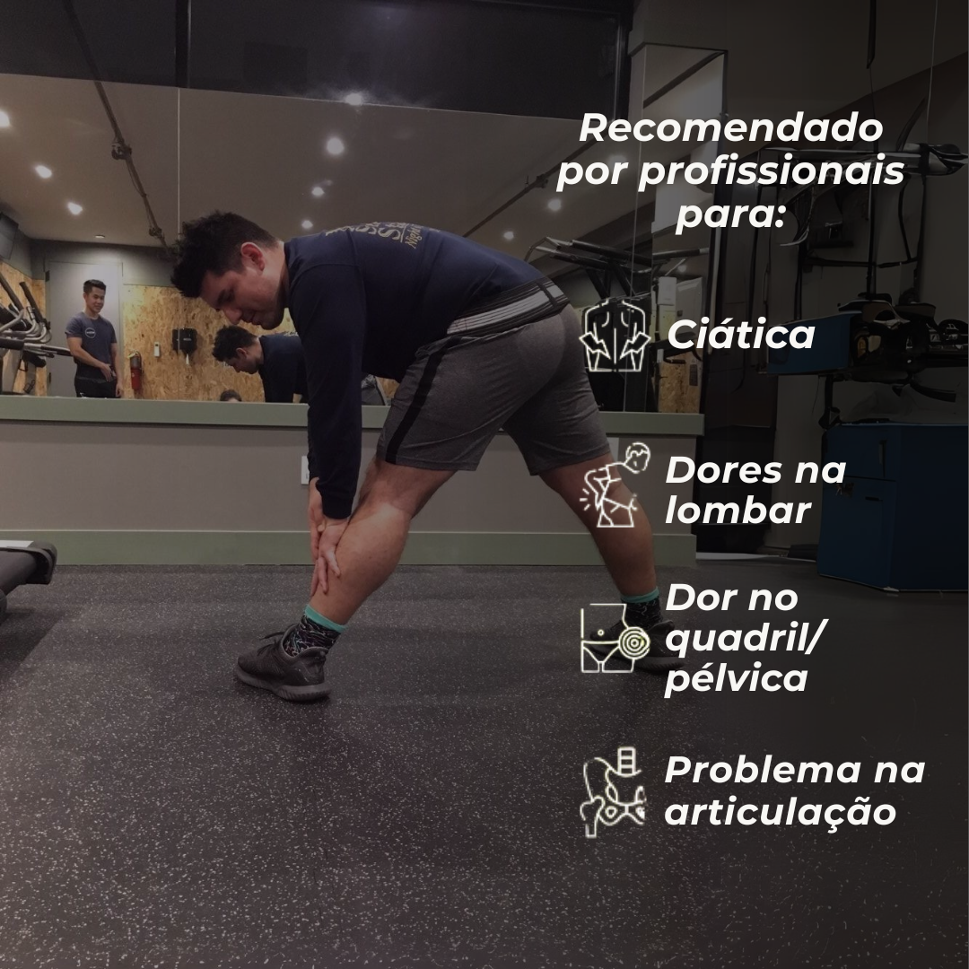 Cinto para alívio da dor nas costas