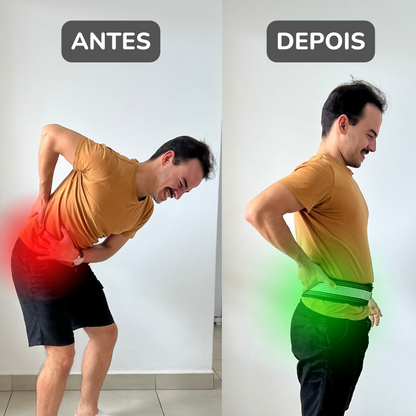 Cinto para alívio da dor nas costas