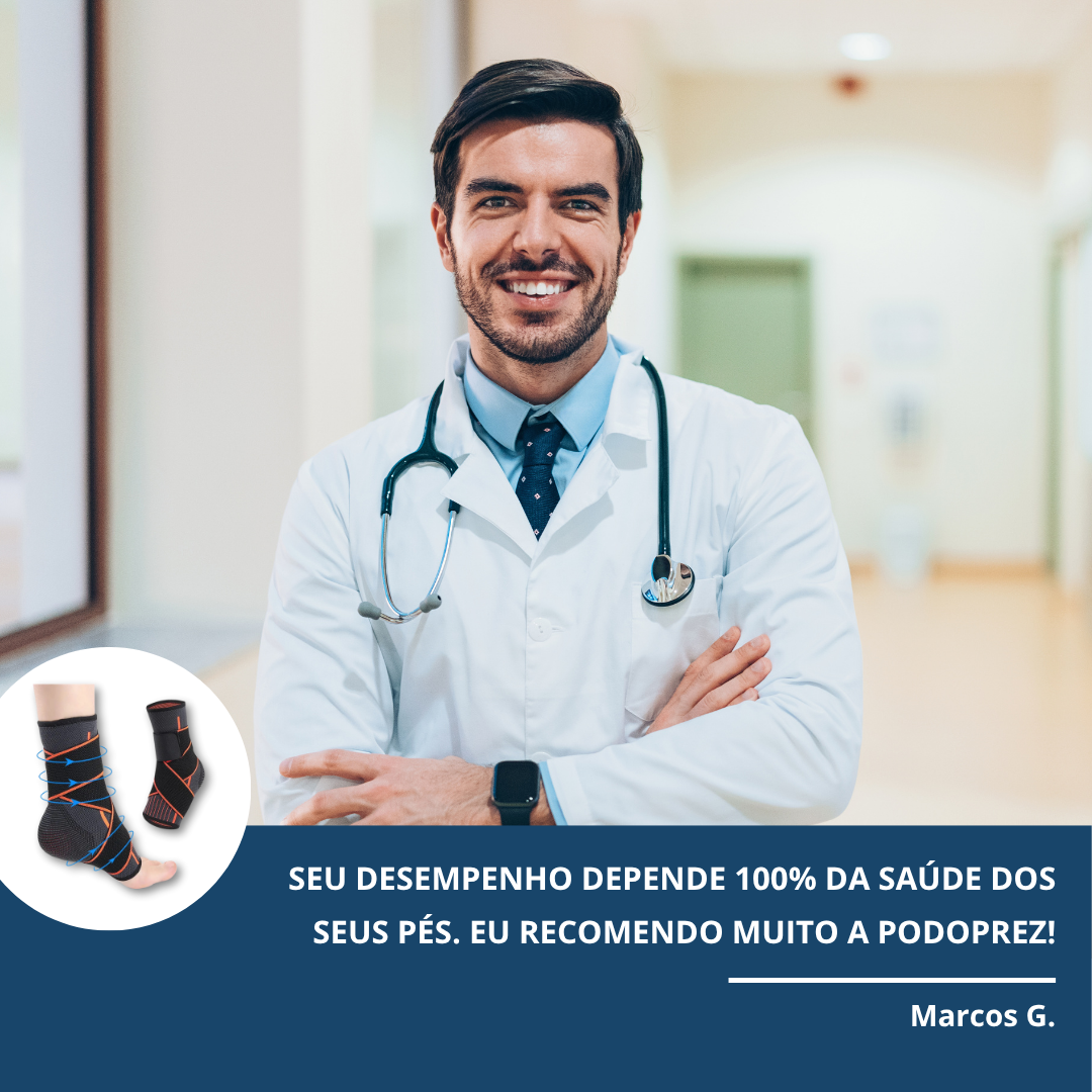 Tornozeleira Ortopédica Ajustável - Podoprez®