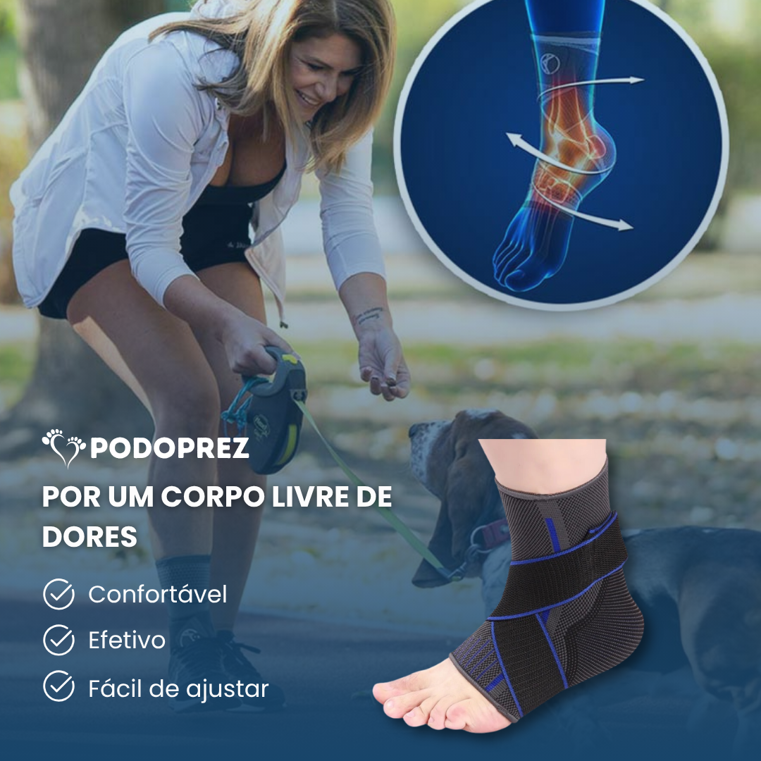 Tornozeleira Ortopédica Ajustável - Podoprez®