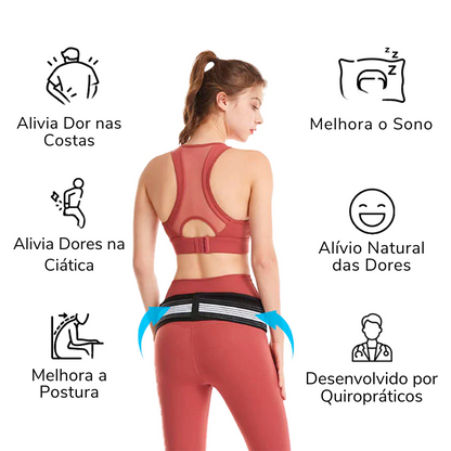 Cinto para alívio da dor nas costas