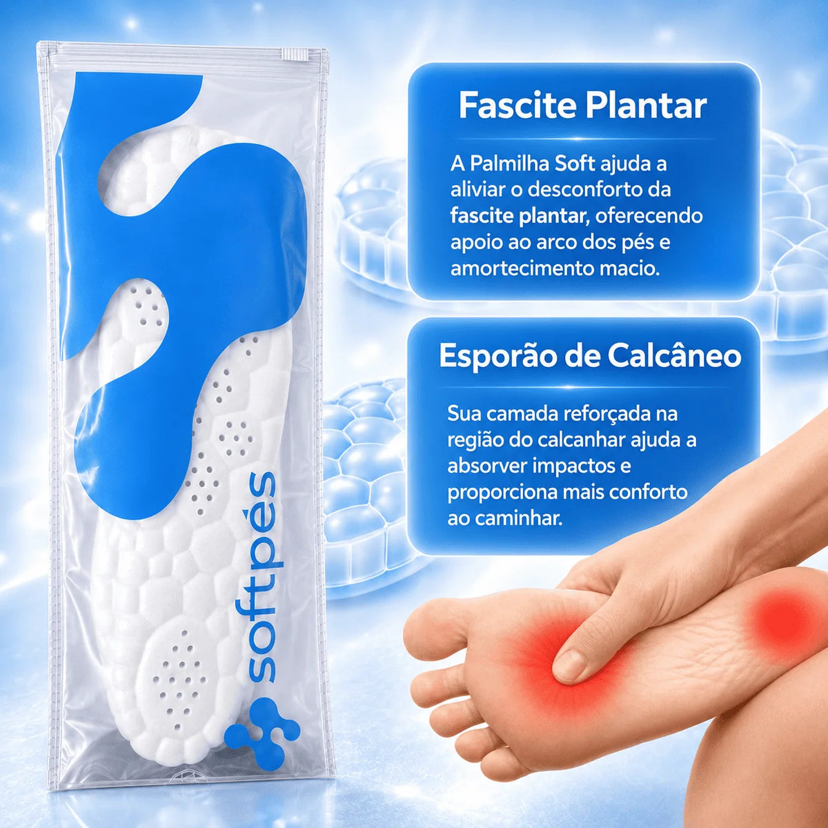 Palmilha ConfortoFlex™
