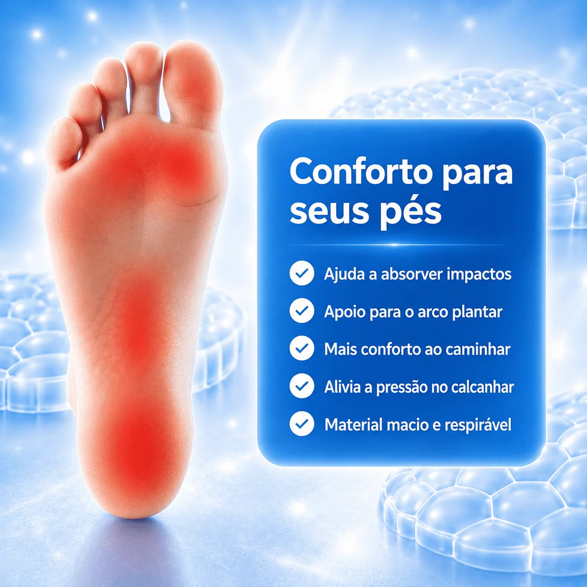 Palmilha ConfortoFlex™