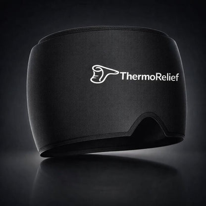 ThermoRelief PRO™ - Chapéu terapêutico com função de calor e frio para aliviar enxaquecas e tensão.