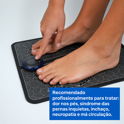 Tapete de massagem para pés – Reflexologia e relaxamento