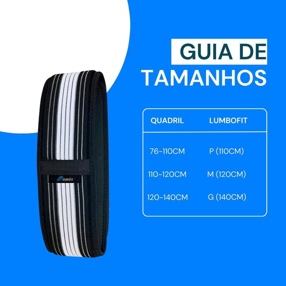 Cinto para alívio da dor nas costas