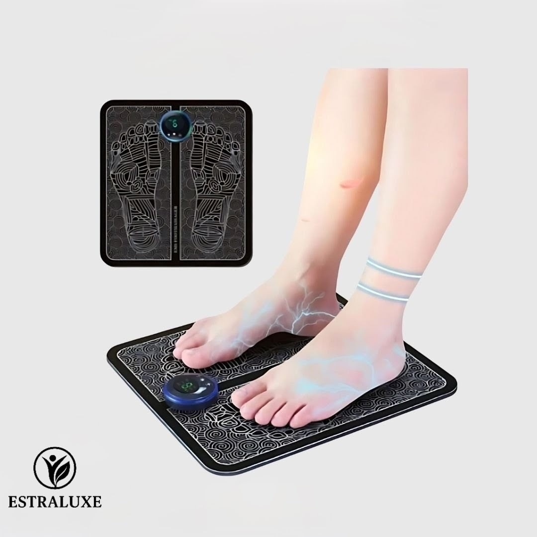 Tapete de massagem para pés – Reflexologia e relaxamento