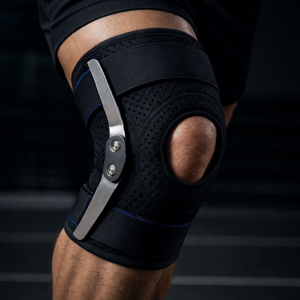 Joelheira blindada com placa de proteção-IronKnee™