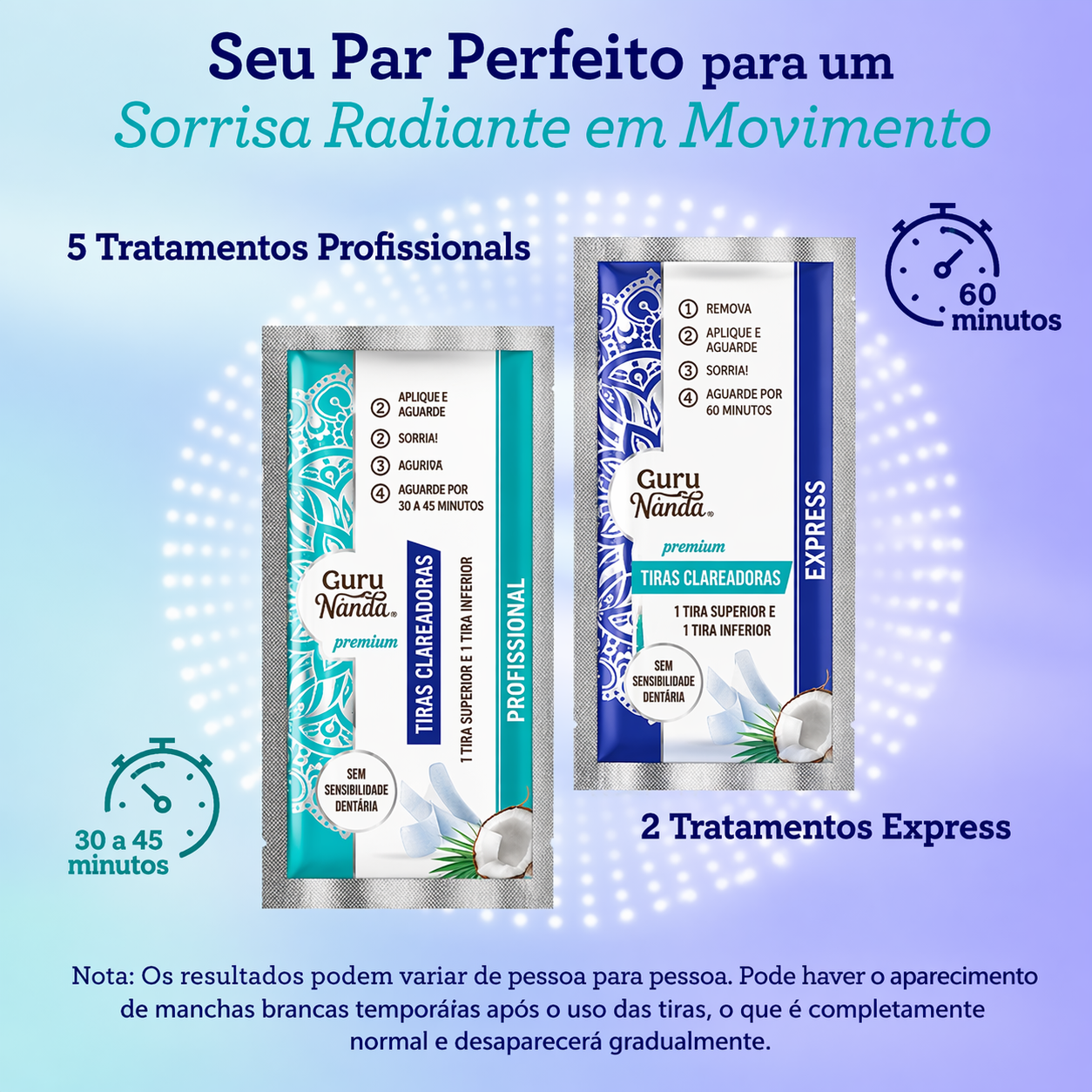 Tiras clareadoras dentais-EstraSmile LUXE™