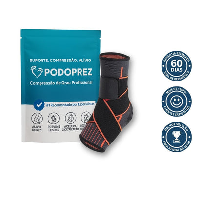 Tornozeleira Ortopédica Ajustável - Podoprez®